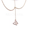 Alloy Rhinestone Sexy Elastic Multilayer Tassel Butterfly Leg Chain FS-WG8A9A5-01-4