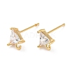 Brass Stud Earring Findings KK-F855-23G-1