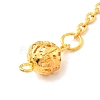 Brass Cable Chain Pointed Dowsing Pendulums HJEW-D004-04G-4