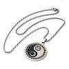 Non-Tarnish 304 Stainless Steel Pendant Necklace with Box Chains NJEW-H015-02P-2