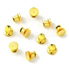 Brass Brooch Base Settings KK-YW0002-22G-1