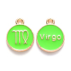 Alloy Enamel Pendants ENAM-S124-01B-06B-1