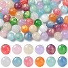 100Pcs 11 Colors Resin Imitation Cat Eye Beads FIND-CJ0003-15-1