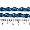 Transparent Glass Beads Strands X-EGLA-N013-T8mm-D25-4