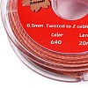 2-Ply Round Waxed Cotton Thread Cords YC-T004-01A-26-2
