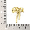 Rack Plating Brass Micro Pave Cubic Zirconia Pendants KK-H473-08F-G-3