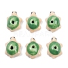 Handmade Bright Glazed Porcelain Beads PORC-CJC0009-03E-1
