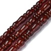 Natural Carnelian(Dyed & Heated) Beads Strands G-C135-B01-01-1