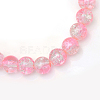 Baking Paint Crackle Glass Beads Strands X-CCG-S001-6mm-02-3