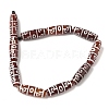 Rice Shape Tibetan Style dZi Beads Strands G-A269-A04-01-3