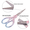 SUNNYCLUE Stainless Steel Scissors TOOL-SC0001-02-4