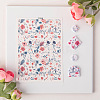 Flower Pattern Ceramics Clay Water Transfer Paper PW-WG87D4C-07-1