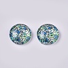 Glass Cabochons LS-GLAA-WH0015-09F-2