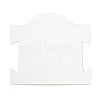 Paper Necklace Display Cards with Hanging Hole CDIS-XCP0001-05-2