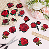 26Pcs 3 Styles Polyester Clothing Patches PATC-CY0001-52-4