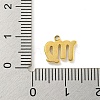 Real 18K Gold Plated PVD Vacuum Plating 304 Stainless Steel Pendants STAS-L278-002G-06-3