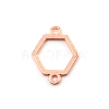 Hollow Frame Alloy Links Connectors FIND-WH0090-78RG-2