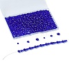 Electroplate Glass Beads Strands EGLA-YW0003-18D-1