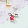 Imitation Pearl Acrylic Pendants HJEW-JM00422-5