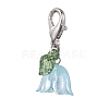 Lily Acrylic Pendant Decorations HJEW-JM01890-01-4