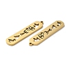 Ion Plating(IP) 304 Stainless Steel Pendants STAS-L020-003G-2