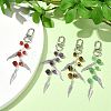 Nature Gemstone Pendant Decorations HJEW-TA00124-2