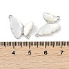 Brass Micro Pave Cubic Zirconia Pendants KK-U043-33G-01-3