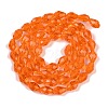 Transparent Glass Beads Strands EGLA-N013-T8mm-D09-2