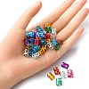 200Pcs Aluminum Dreadlocks Beads Hair Decoration ALUM-YW0001-04-4