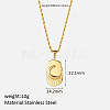 304 Stainless Steel Pendant Necklaces for Women FS-WG3C5F5-08-1