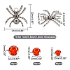 AHADERMAKER DIY Spider Pendant Making Kit for Halloween DIY-GA0004-71-2