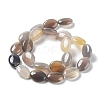 Natural Grey Agate Beads Strands G-L164-A-37-3