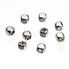 Rack Plating Brass Spacer Beads KK-F801-11-P-1