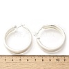 Brass Ring Hoop Earrings for Women LS-EJEW-A121-17B-S-3