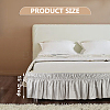 Adjustable Polyester Wrap Around Bed Skirts AJEW-WH20022-10D-01-2