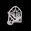 White Dove with Cross Frame Carbon Steel Cutting Dies Stencils DIY-F028-13-3
