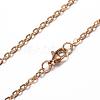 304 Stainless Steel Cable Chain Necklaces NJEW-P147-07-3