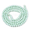 Electroplate Glass Beads Strands LS-EGLA-A044-P3mm-B14-3