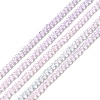 Transparent Gradient Color Glass Beads Strands GLAA-H021-01A-06-2
