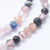 Natural Mixed Stone Beads Strands G-J369-04A-3mm-3