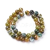 Natural Striped Agate/Banded Agate Beads Strands G-G582-10mm-44-2