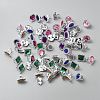 72Pcs CCB Plastic Kid Finger Rings RJEW-WH20001-02-1