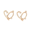 Brass Pendants with Clear Glass KK-N254-53G-1