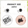 100Pcs 304 Stainless Steel Beads FIND-UN0016-07A-3