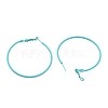 Baking Paint 201 Stainless Steel Hoop Earrings EJEW-P185-B01-03-2