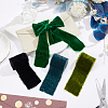 4 Yards 4 Colors Frayed Velvet Ribbon SRIB-WR0001-08B-4