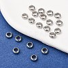 Tarnish Resistant Ring 304 Stainless Steel Spacer Beads STAS-N020-11-5mm-5