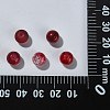 100Pcs Transparent Frosted Glass Beads Strands GLAA-CJ0002-05-8