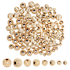 120Pcs 4 Styles Brass Beads KK-PH0013-41-1