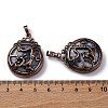 Natural Blue Spot Jasper Pendants G-A241-02R-07-3